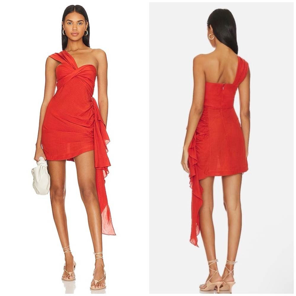 JBQ Just Bee Queen Solange Dress in Chilli Size S